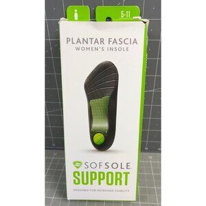 Women’s Sof Sole Plantar Fascia Support Insoles Size 5-11